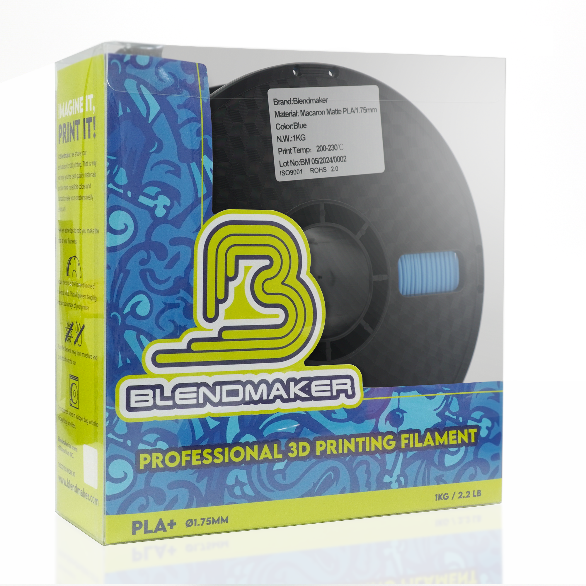 Macaroon Matte PLA (Blue)