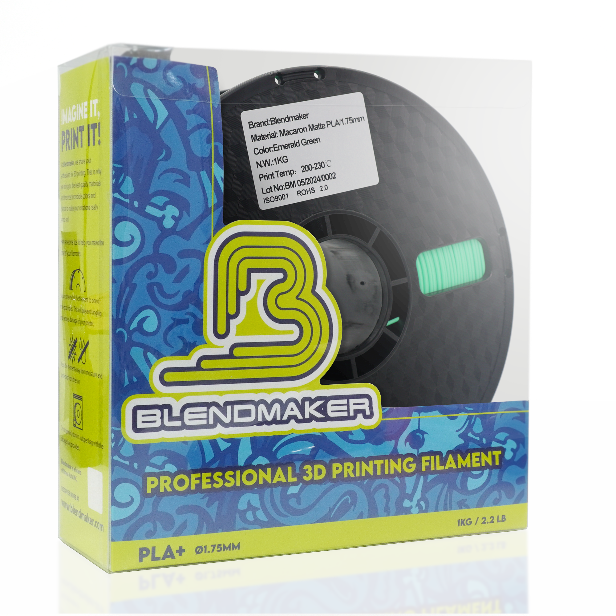 Macaroon Matte PLA (Emerald Green)