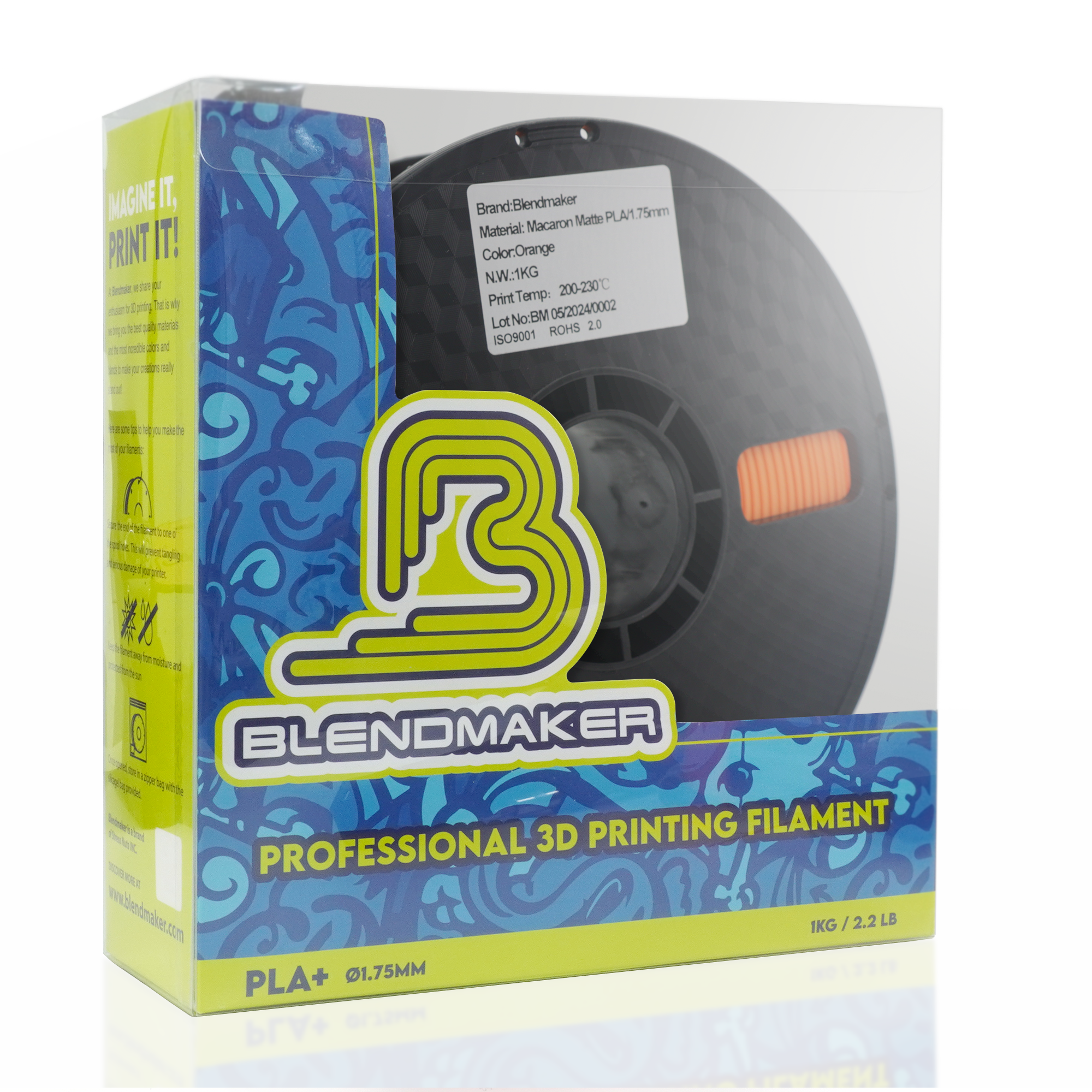 Macaroon Matte PLA (Orange)